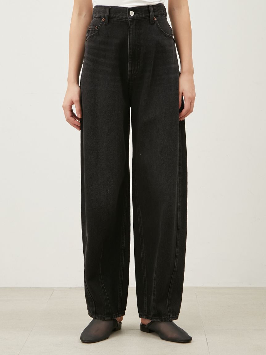 Mila Owen「ウエストゴムカーヴィデニム【ウォッシャブル】」|デニム|