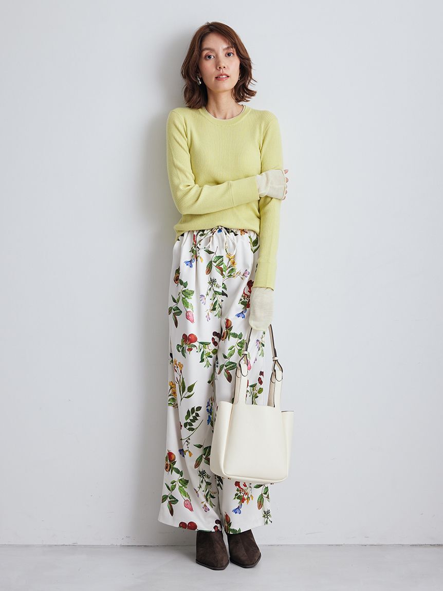 Mila Owen「バイカラーリブニット」|ニット・セーター|