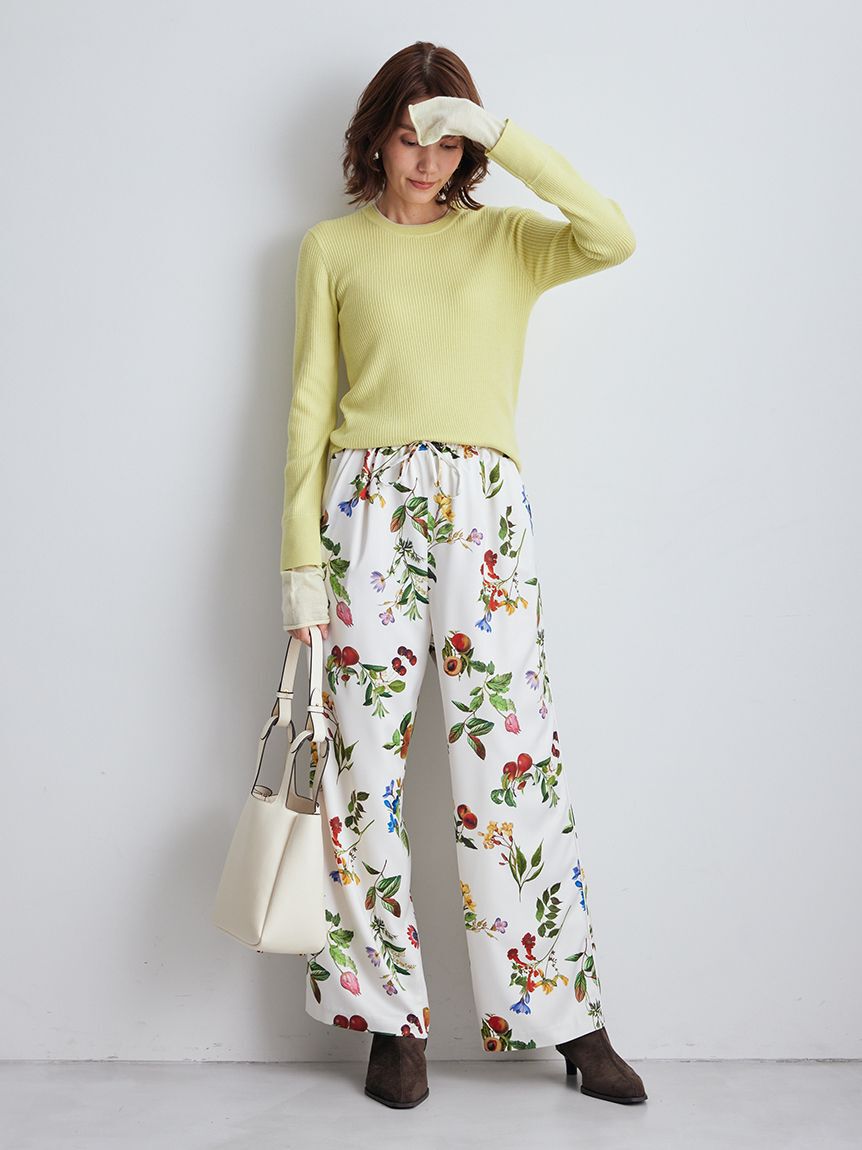 Mila Owen「バイカラーリブニット」|ニット・セーター|