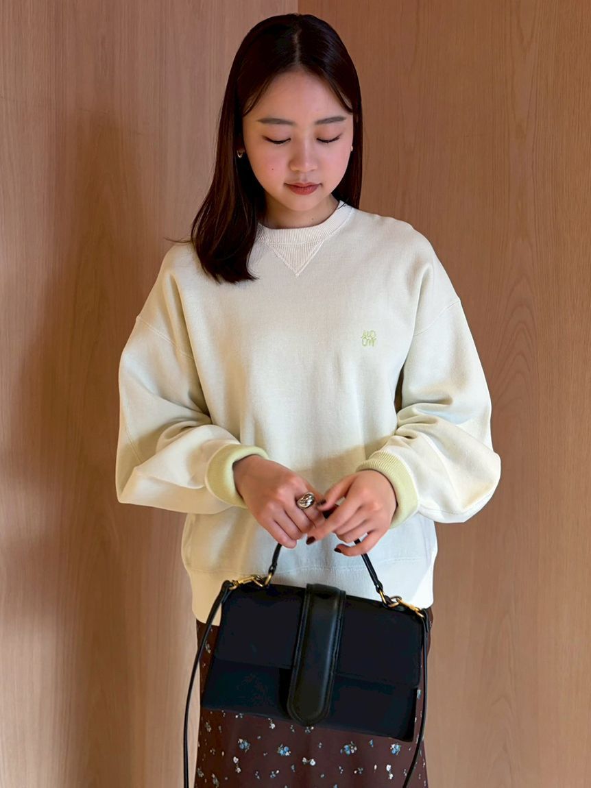 Mila Owen「バイカラースウェットライクニット」|ニット・セーター|