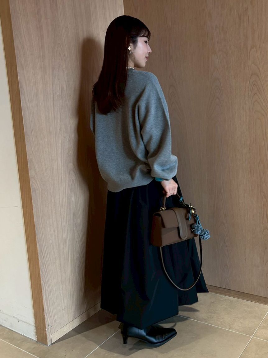 Mila Owen「バイカラースウェットライクニット」|ニット・セーター|