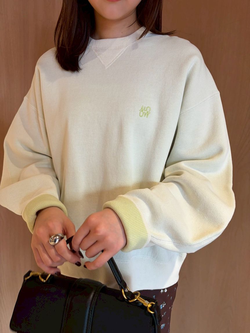 Mila Owen「バイカラースウェットライクニット」|ニット・セーター|