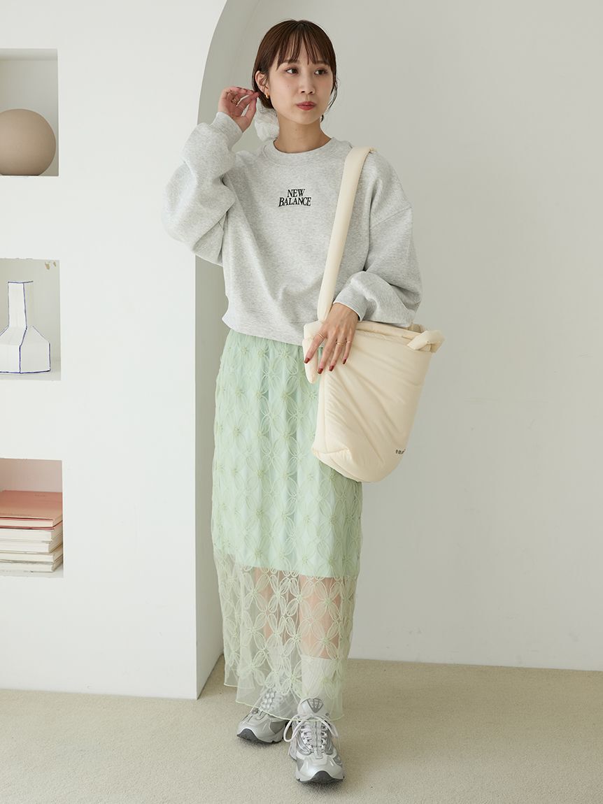 NEW BALANCE 「【New Balance for emmi】リニアヘリテージフリースクルー」|スウェット・ジャージ|