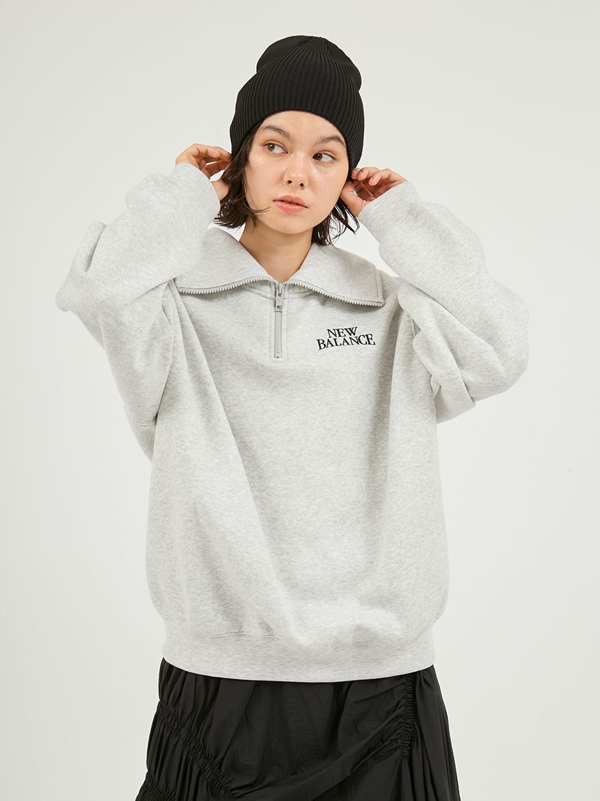 NEW BALANCE 「【New Balance for emmi】リニアヘリテージフリースハーフジップ」|スウェット・ジャージ|