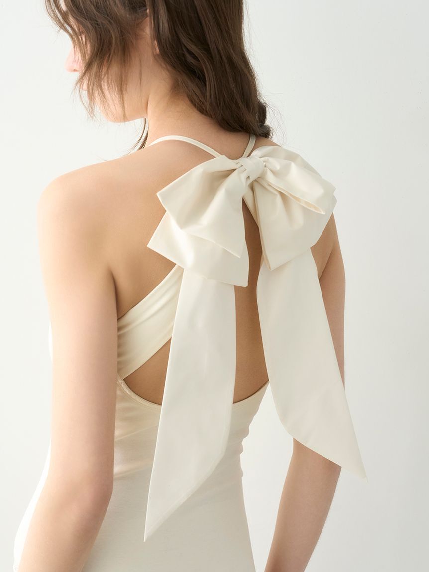 LILY BROWN Lingerie「【LILY BROWN Lingerie】バックリボンボディスーツ」|キャミソール|IVR