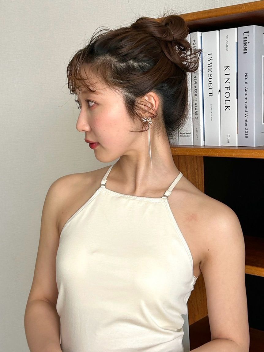 LILY BROWN Lingerie「【LILY BROWN Lingerie】バックリボンボディスーツ」|キャミソール|