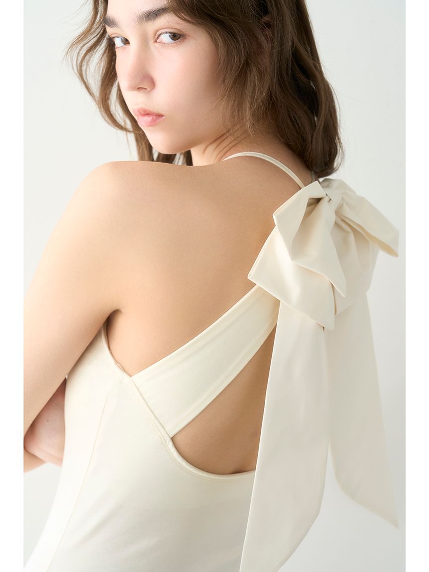 LILY BROWN Lingerie「【LILY BROWN Lingerie】バックリボンボディスーツ」|キャミソール|