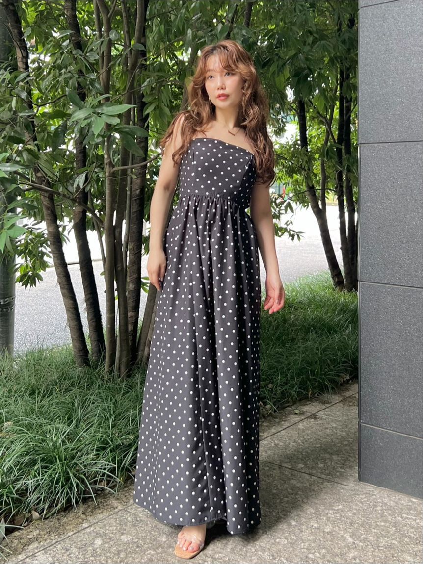 LILY BROWN「【WEB限定00サイズ】ボリュームリボン2wayワンピース」|ワンピース|