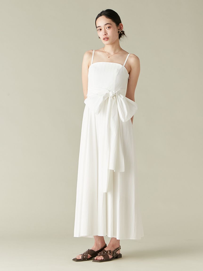 LILY BROWN「【WEB限定00サイズ】ボリュームリボン2wayワンピース」|ワンピース|