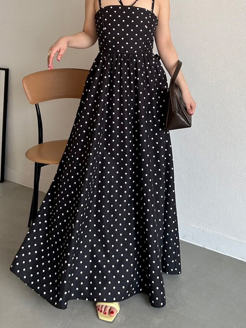 LILY BROWN「【WEB限定00サイズ】ボリュームリボン2wayワンピース」|ワンピース|