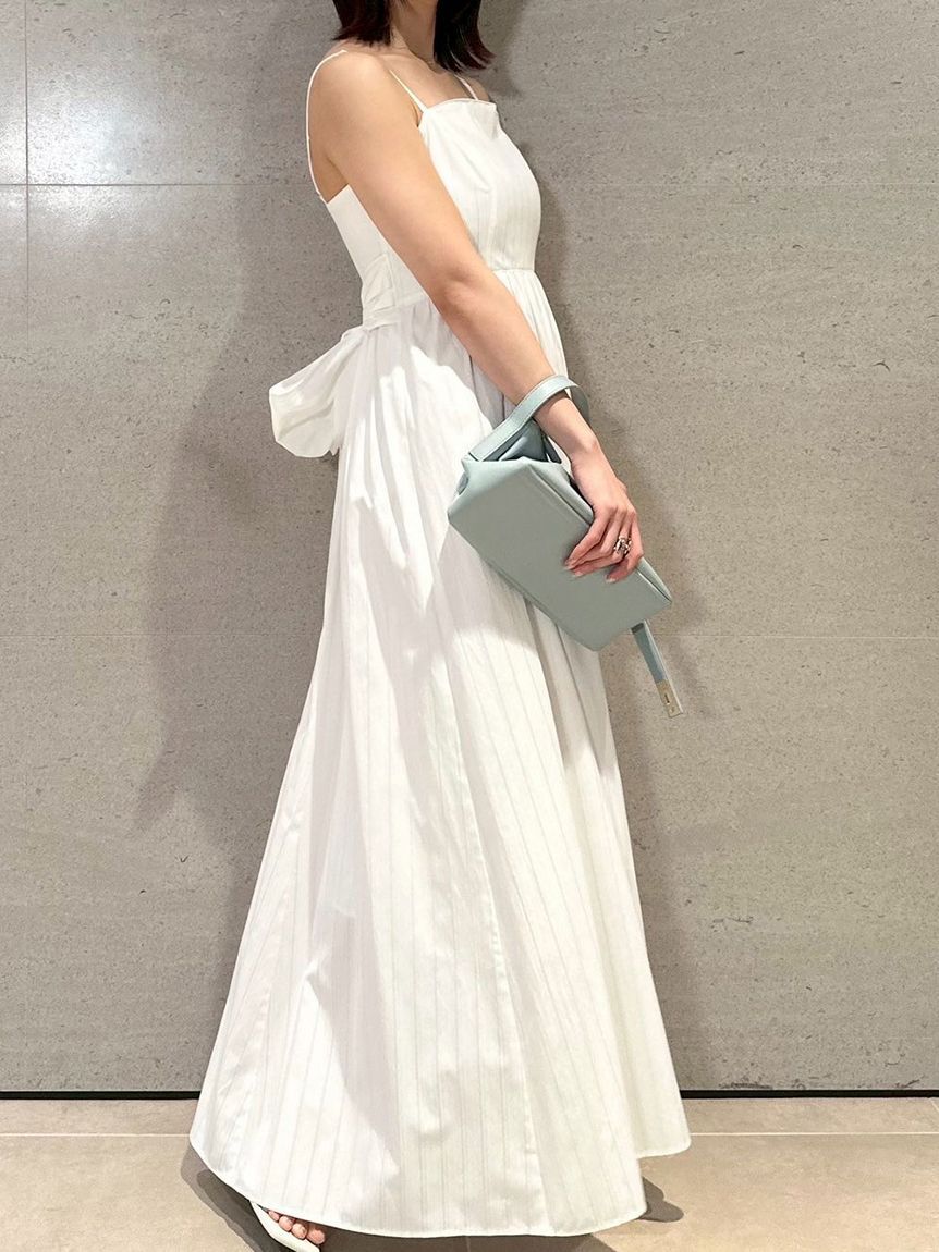 LILY BROWN「【WEB限定00サイズ】ボリュームリボン2wayワンピース」|ワンピース|