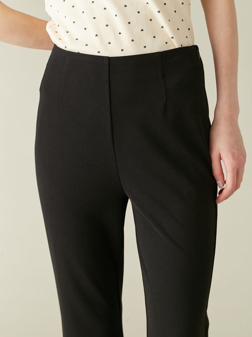 LILY BROWN「レイヤードフレアパンツ」|チノ|