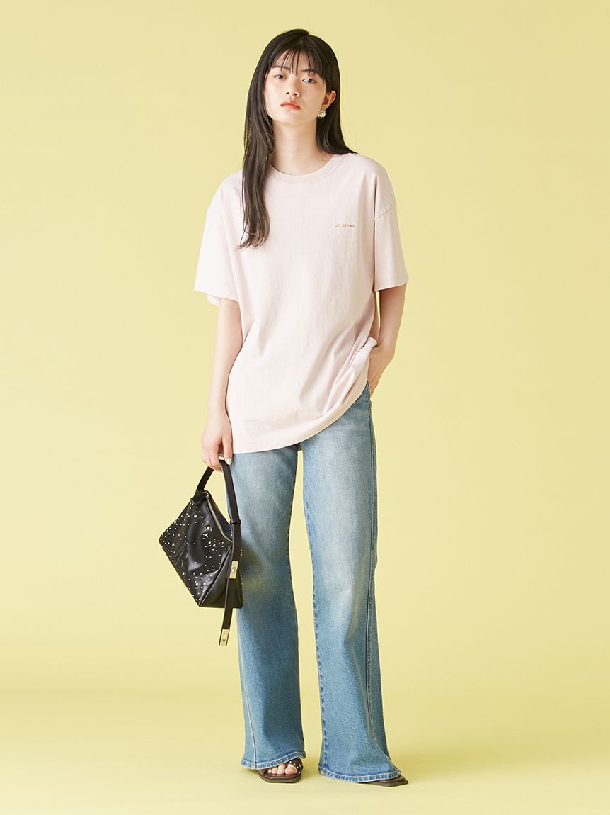 LILY BROWN「【限定カラー】バックプリントオーバーTシャツ」|Tシャツ・カットソー|