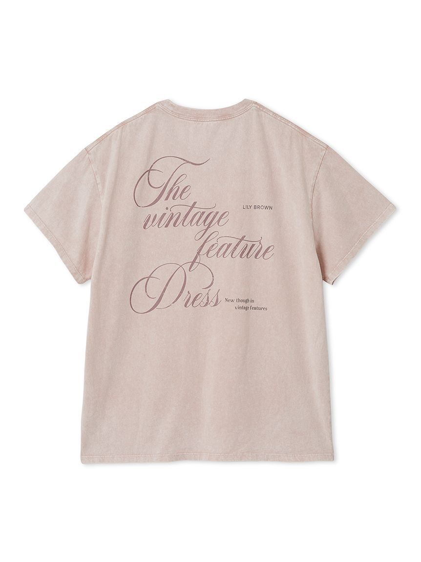 LILY BROWN「【限定カラー】バックプリントオーバーTシャツ」|Tシャツ・カットソー|