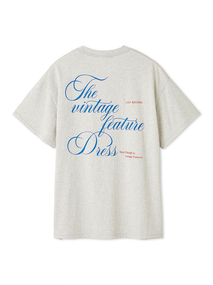 LILY BROWN「【限定カラー】バックプリントオーバーTシャツ」|Tシャツ・カットソー|