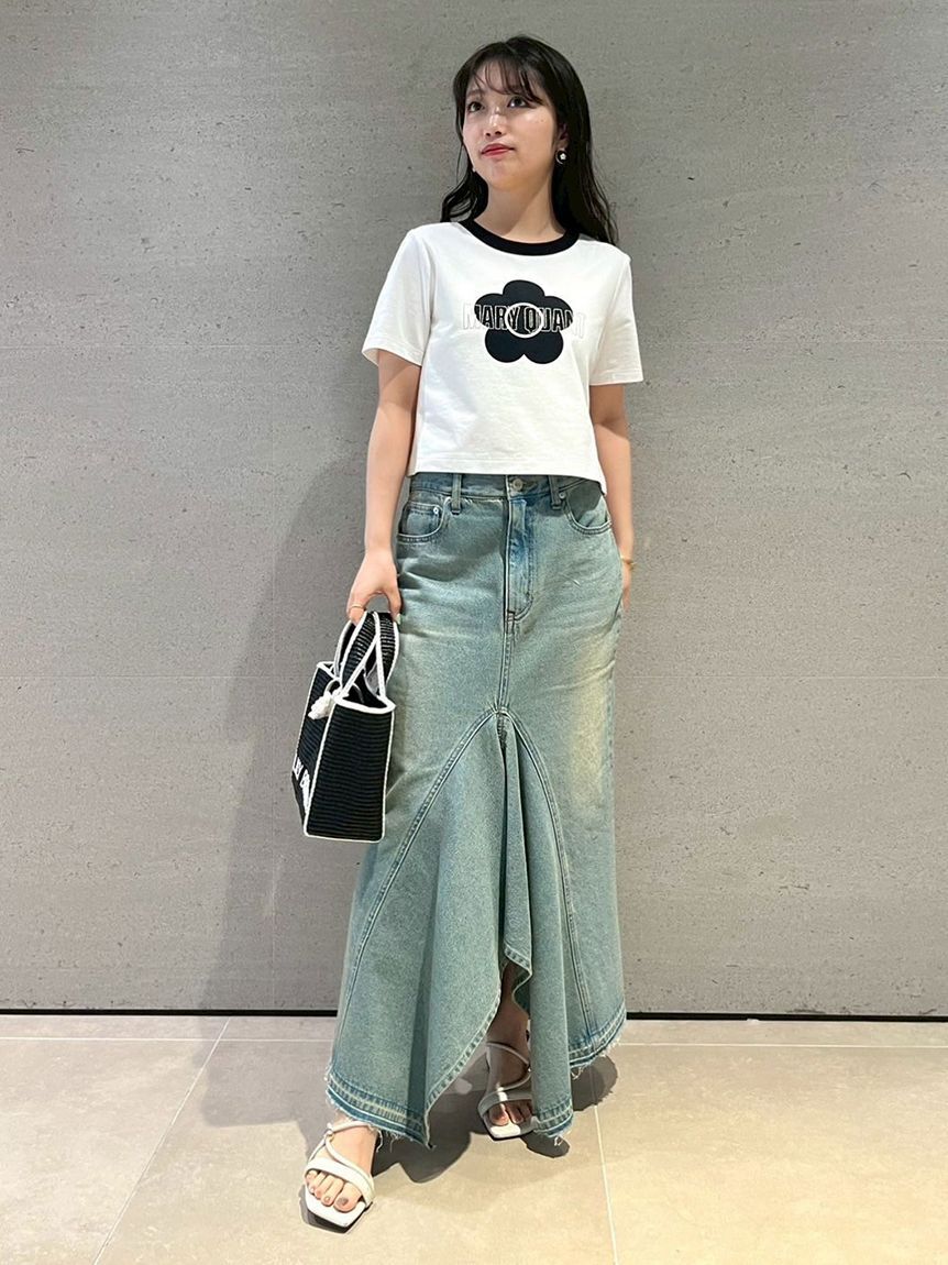 LILY BROWN「【限定カラー】【LILY BROWN&times;MARY QUANT】ジュートロゴトート」|トートバッグ|