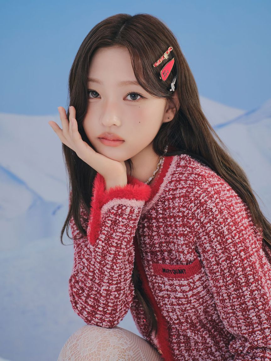 LILY BROWN×MARY QUANT】デイジー釦ツイードニットジャケット