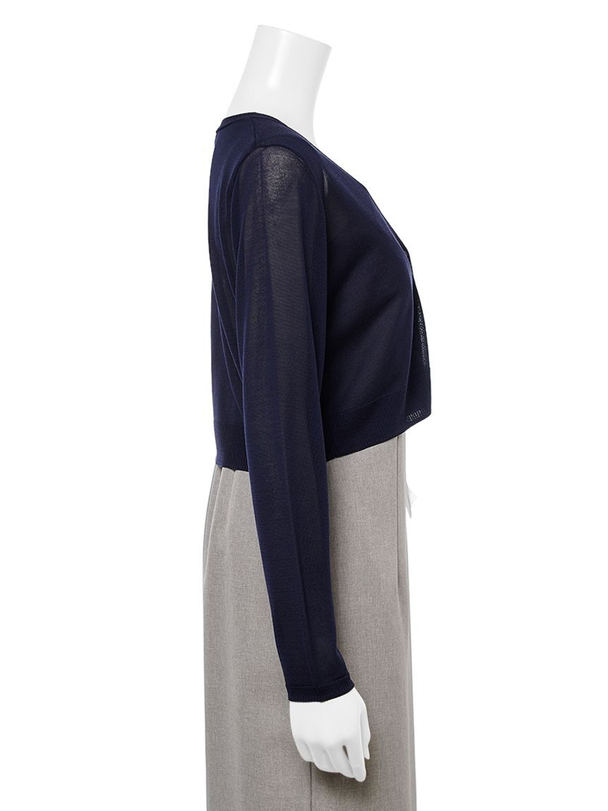 CELFORD「ロングスリーブシアーカーディガン」|カーディガン|