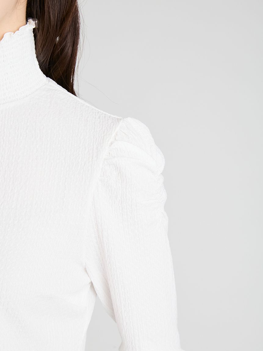 CELFORD「シャーリングカットソートップス」|Tシャツ・カットソー|