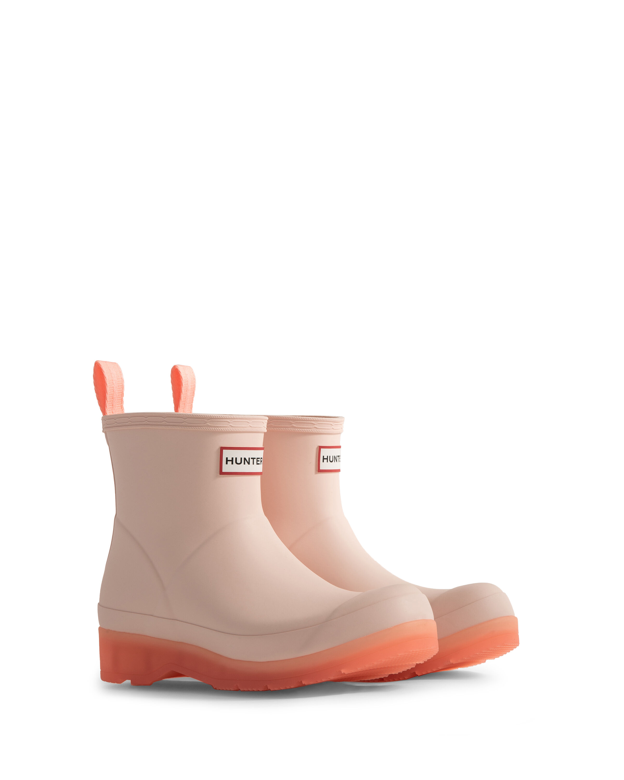 HUNTER「レディース プレイ ショート トランスルーセント ソール ブーツ」|レインシューズ|