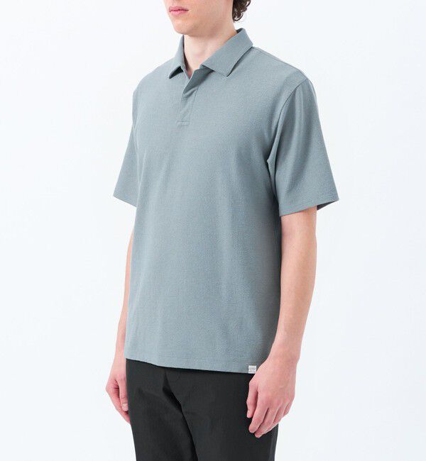 MACKINTOSH PHILOSOPHY「パイル調ドライミックス スキッパーポロ」|ポロシャツ|