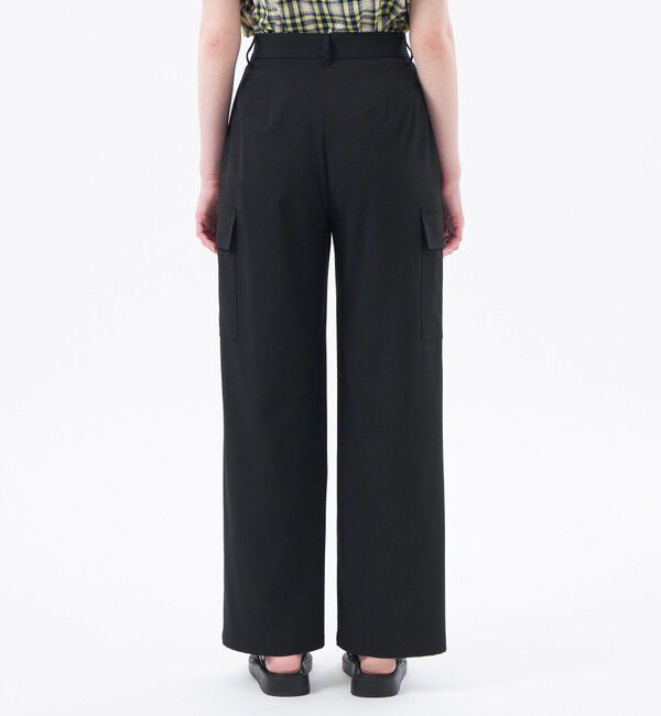 MACKINTOSH PHILOSOPHY「ストレッチツイルワイドパンツ」|カーゴ|