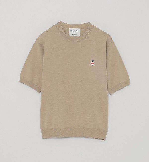 MACKINTOSH PHILOSOPHY「【WEB&一部店舗限定】バッキンガムベア ハーフスリーブニット」|ニット・セーター|ベージュ