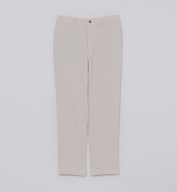MACKINTOSH PHILOSOPHY「リネンシャンブレー エラスティックパンツ」|スラックス|ベージュ