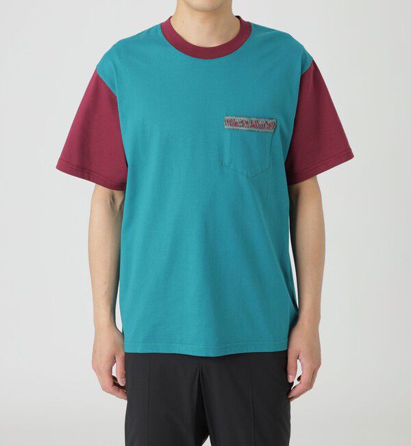  「ブロッキング オリエンタルカラーTシャツ」|Tシャツ・カットソー|