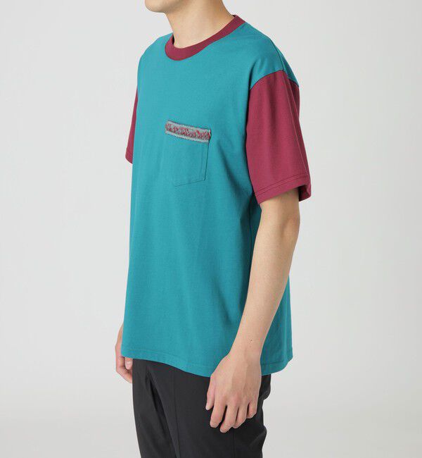  「ブロッキング オリエンタルカラーTシャツ」|Tシャツ・カットソー|