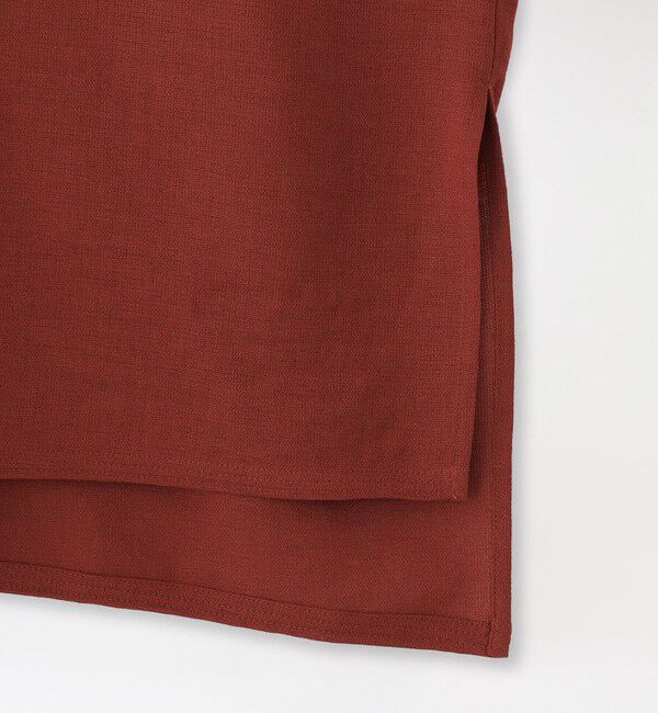  「エージングドビーハーフジップブラウス」|シャツ・ブラウス|