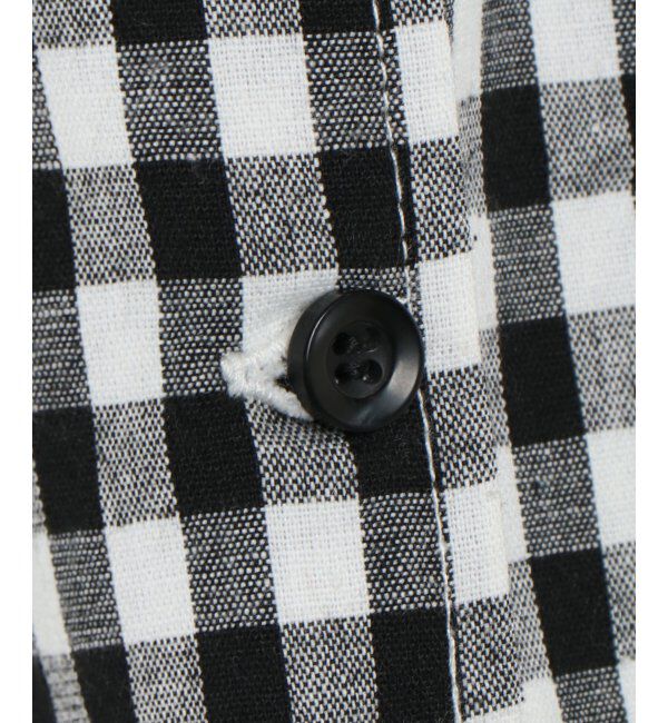 ikka kids「【キッズ】ギンガムチェックバルーンスリーブブラウス（120~160cm）」|シャツ・ブラウス|