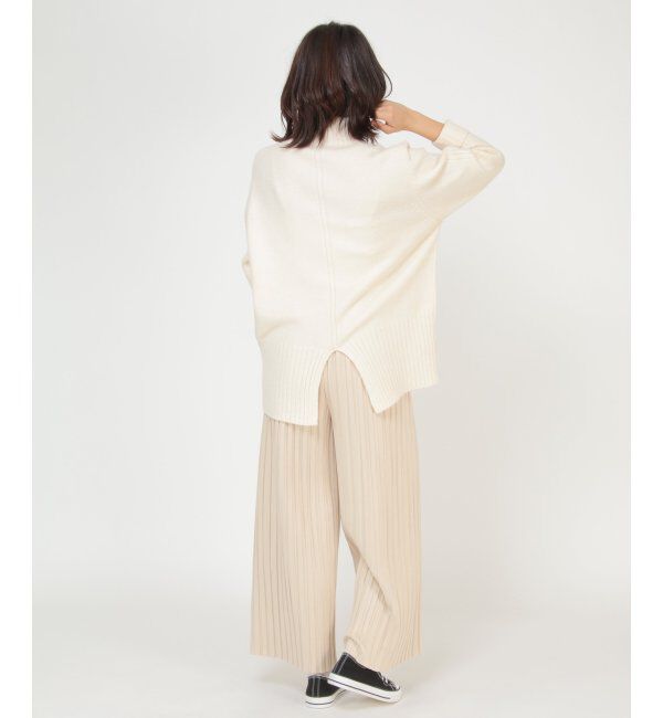 ikka「ハイネックバックスリットプルオーバー」|プルオーバー|