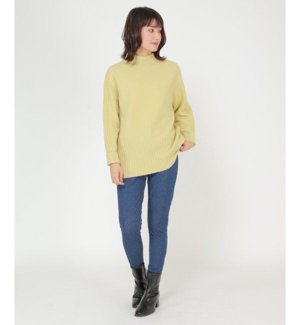ikka「ハイネックバックスリットプルオーバー」|プルオーバー|