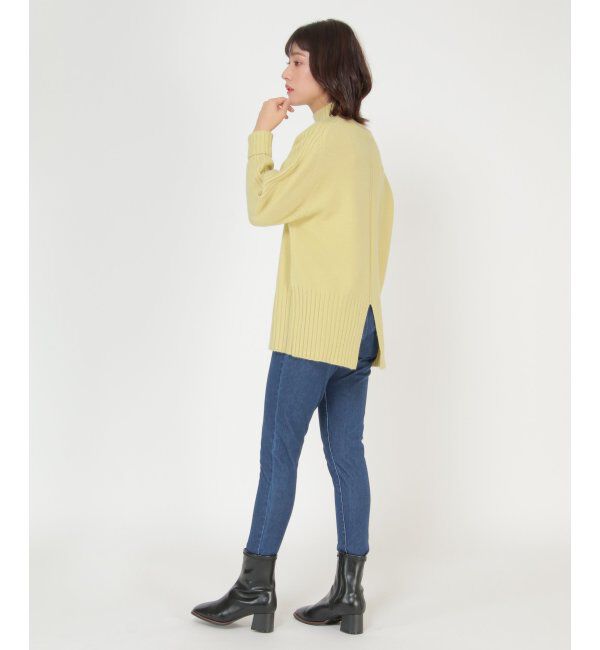 ikka「ハイネックバックスリットプルオーバー」|プルオーバー|