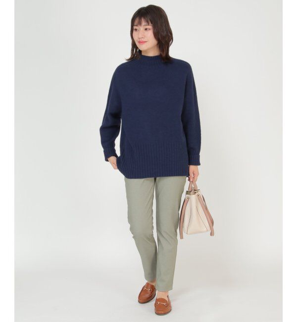 ikka「ハイネックバックスリットプルオーバー」|プルオーバー|