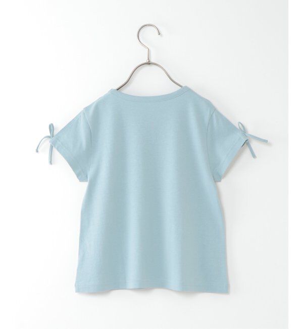ikka kids「【キッズ】【冷感】袖リボンTシャツ（100~160cm）」|Tシャツ・カットソー|