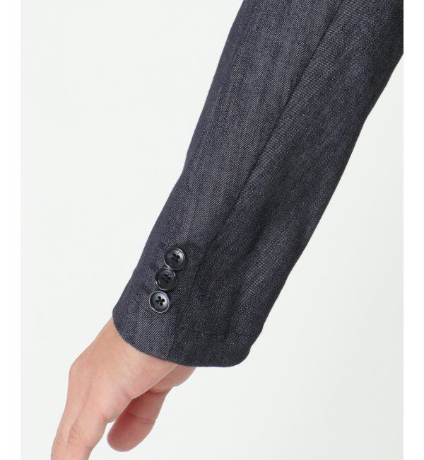 IKKA LOUNGE「デニムライクテーラードジャケット」|テーラードジャケット|