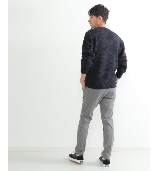 ikka「ブロック切り替えニット」|プルオーバー|