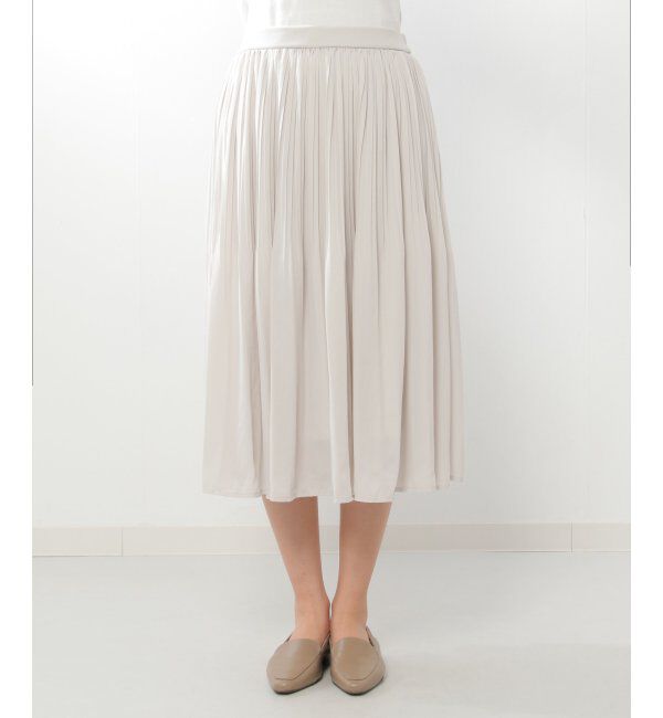 IKKA LOUNGE「シフォンプリーツスカート」|スカート|
