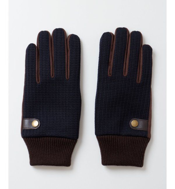 ikka「リブ編みグローブ」|手袋|