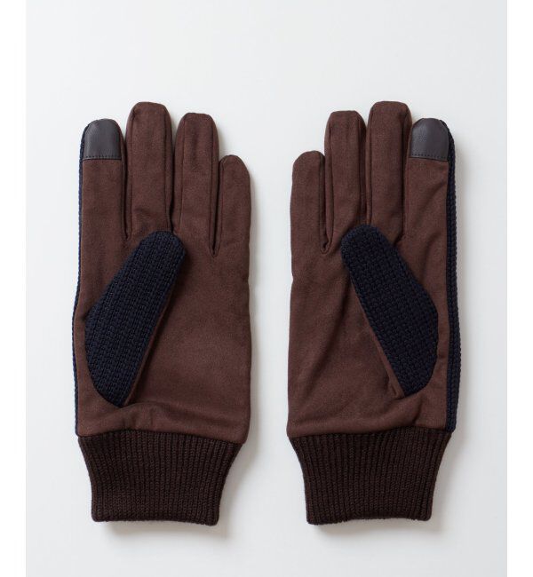 ikka「リブ編みグローブ」|手袋|