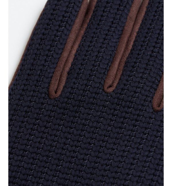 ikka「リブ編みグローブ」|手袋|