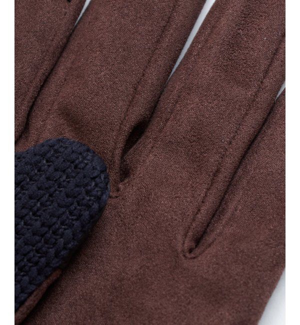 ikka「リブ編みグローブ」|手袋|