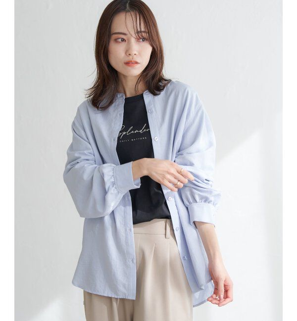 ikka「ロゴフォトプリントロンT」|Tシャツ・カットソー|