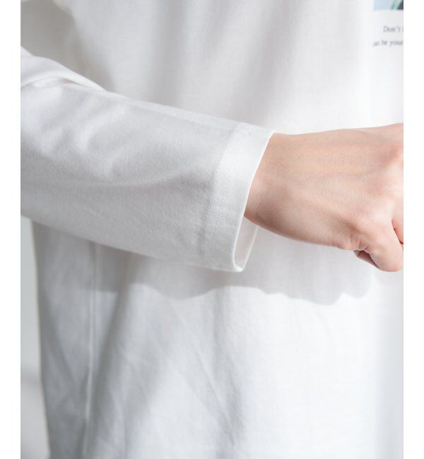 ikka「ロゴフォトプリントロンT」|Tシャツ・カットソー|