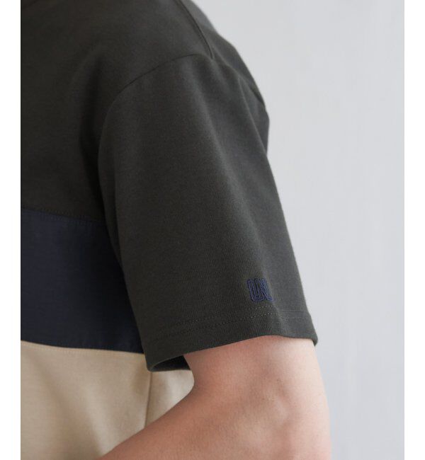 ikka「URBAN NATURE LIFE アーバンネイチャーライフ ワンポイント切り替えTシャツ」|Tシャツ・カットソー|