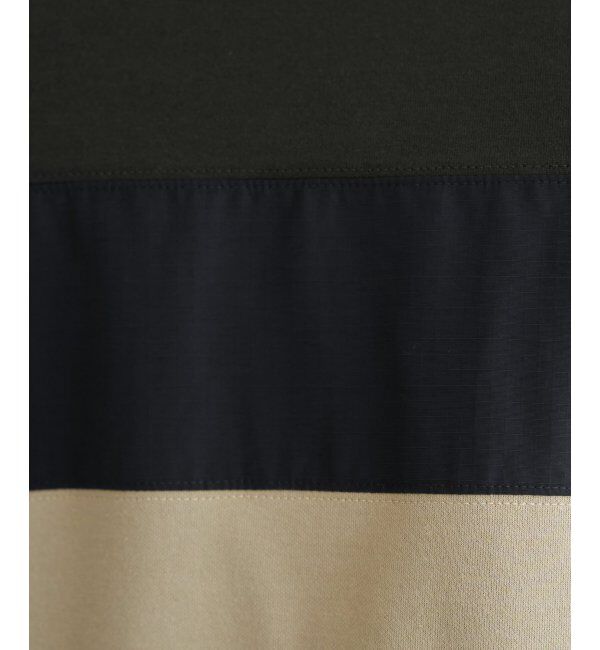 ikka「URBAN NATURE LIFE アーバンネイチャーライフ ワンポイント切り替えTシャツ」|Tシャツ・カットソー|