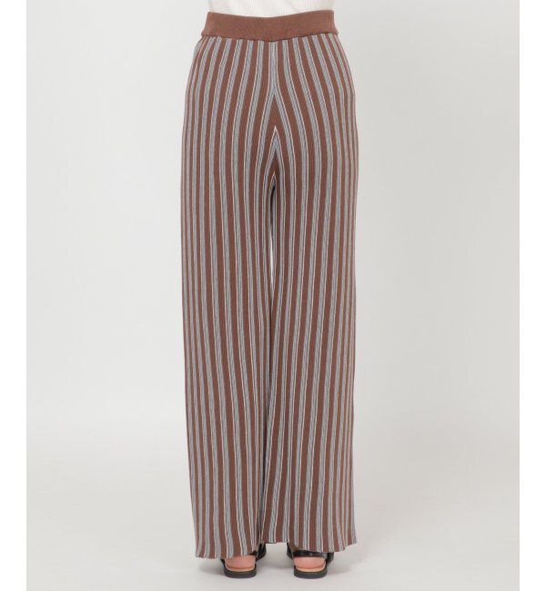 Lbc with Life「ニットストライプパンツ」|その他|