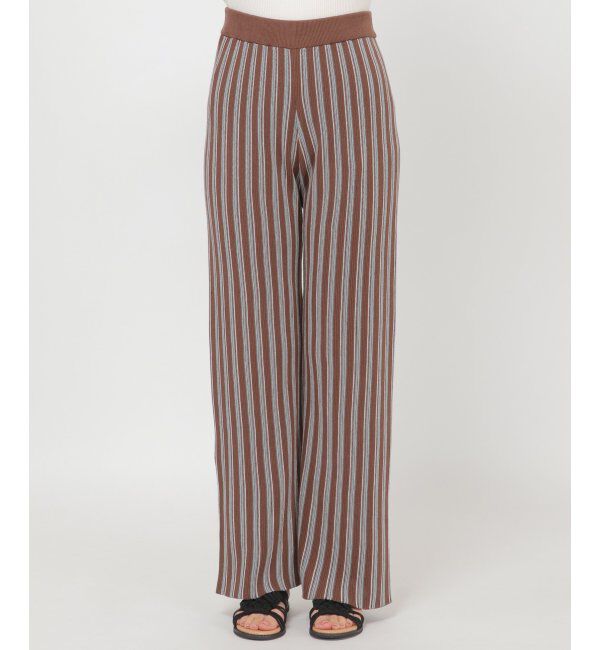 Lbc with Life「ニットストライプパンツ」|その他|